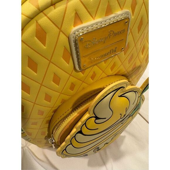 Loungefly X Disney Parks Eats Mickey Mouse Pineapple Dole Whip Mini Backpack NWT - Picture 6 of 7